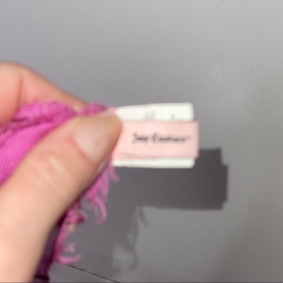 JUICY COUTURE Pink & Gold Graphic Infinity Scarf - Picture 3 of 4